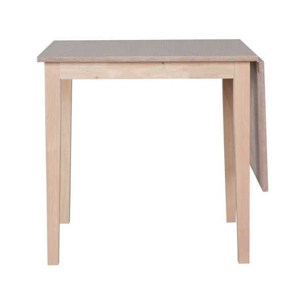 Rozkladací jedálenský stôl z kaučukového dreva Canett Salford, 74 × 75 cm