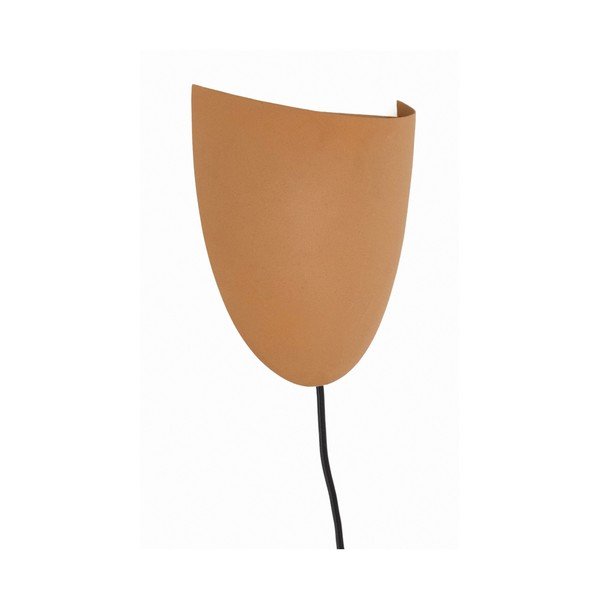 Nástenné svietidlo do zásuvky v terakotovej farbe Nibla – Kave Home