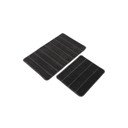 Antracitové kúpeľňové predložky v súprave 2 ks 50x80 cm Yeni Cizgli – Foutastic