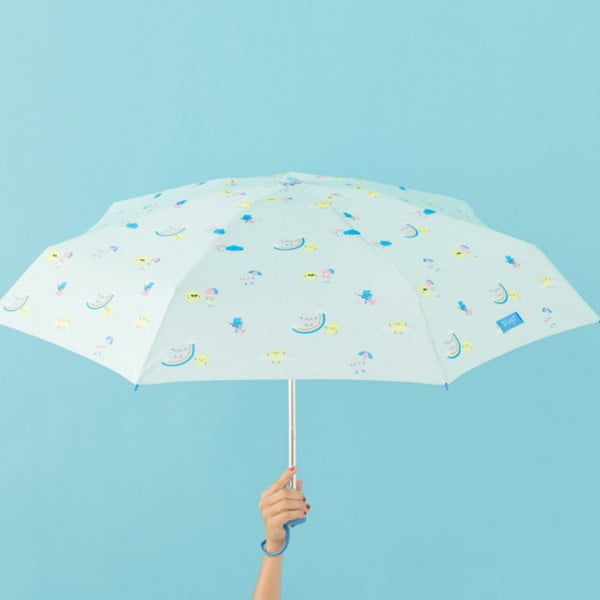 Mätovozelený dáždnik Mr. Wonderful Cloud, šírka 108 cm