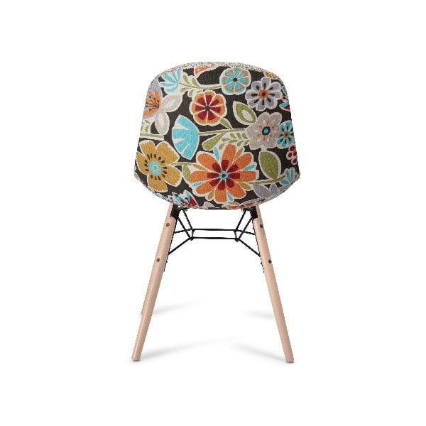 Béžová jedálenská stolička s nohami z bukového dreva Furnhouse Sun