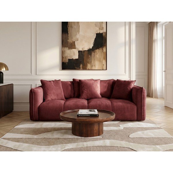 Červená ženilková pohovka Harlem – Bobochic Paris-image-2