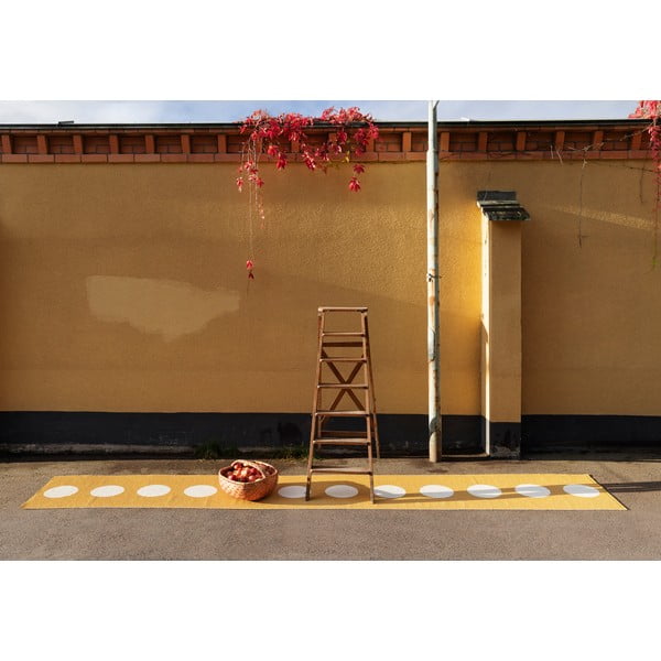 Okrovožltý vnútorný a vonkajší behúň 70x300 cm Vera Ochre – Pappelina-image-3