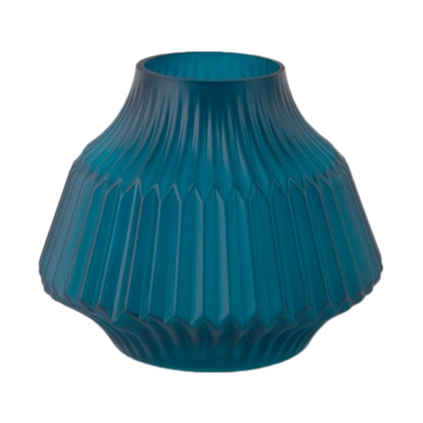 Modrá sklenená váza PT LIVING, Ø 16 cm