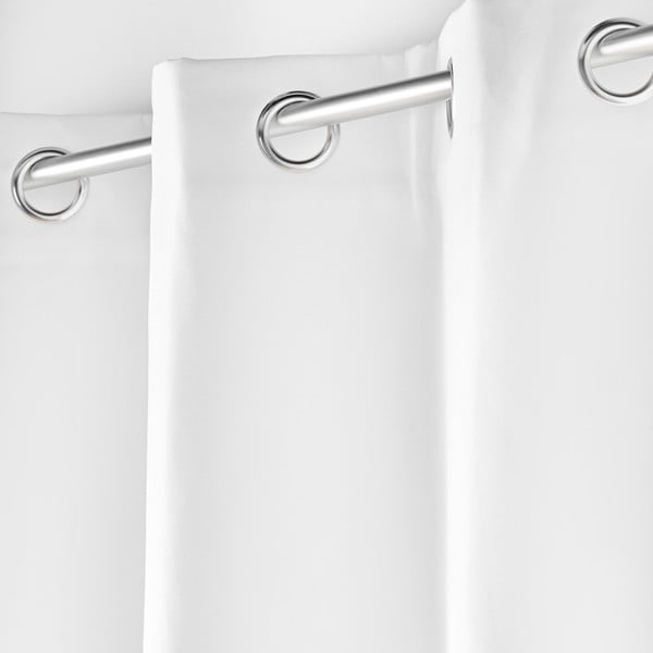 Biely termo záves z mikrovlákna 135x180 cm Micropolar – douceur d'intérieur-image-2