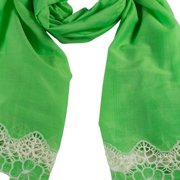 Šatka s prímesou hodvábu Shirin Sehan Florentine Grass-image-1