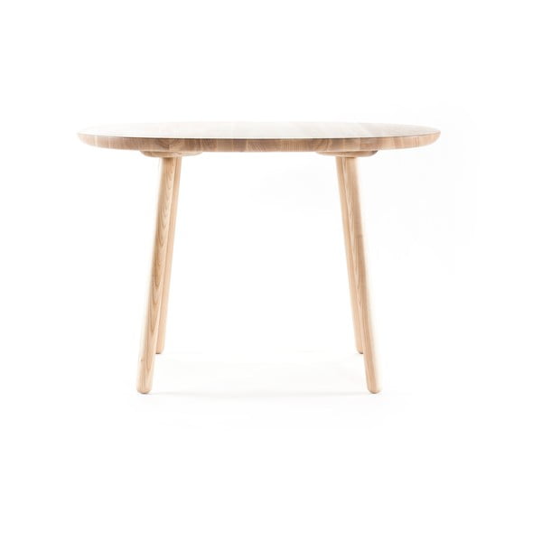 Prírodný jedálenský stôl z masívu EMKO Naïve, ⌀ 110 cm-image-2