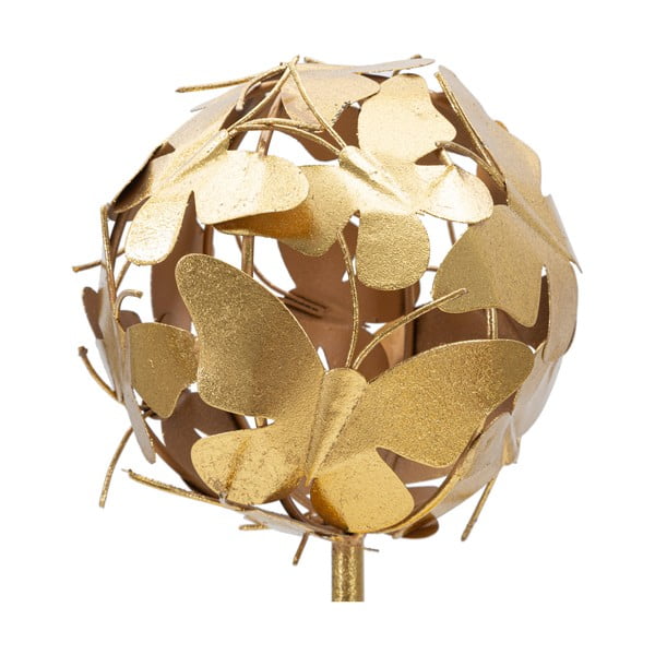 Kovová soška v zlatom dekore Mauro Ferretti Butterfly-image-3