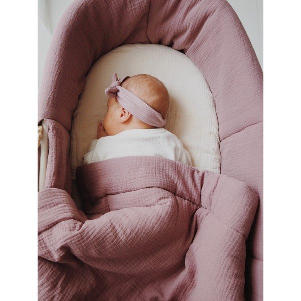 Tmavofialová súprava do postieľky – Malomi Kids-image-4