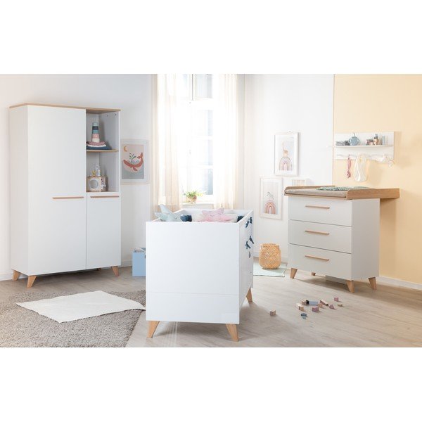 Biela postieľka 60x120 cm Léon – Roba-image-4