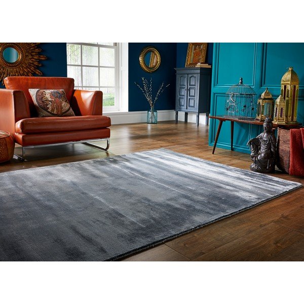 Sivý ručne tkaný koberec Flair Rugs Cairo, 120 × 170 cm-image-1