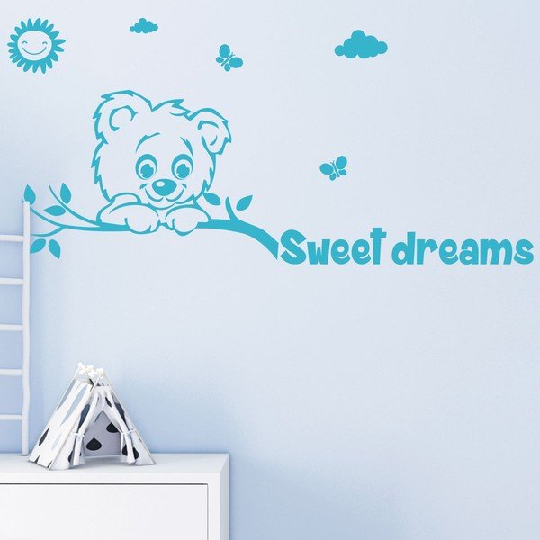 Samolepiaca sada s písmenami Ambiance Teddy