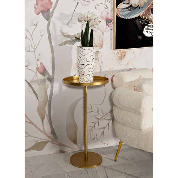 Kovový okrúhly odkladací stolík ø 51 cm Doha – Mauro Ferretti-image-1