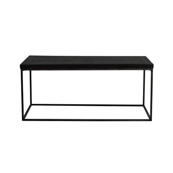 Čierny drevený konferenčný stolík Rowico Lato, šírka 65 cm-image-1