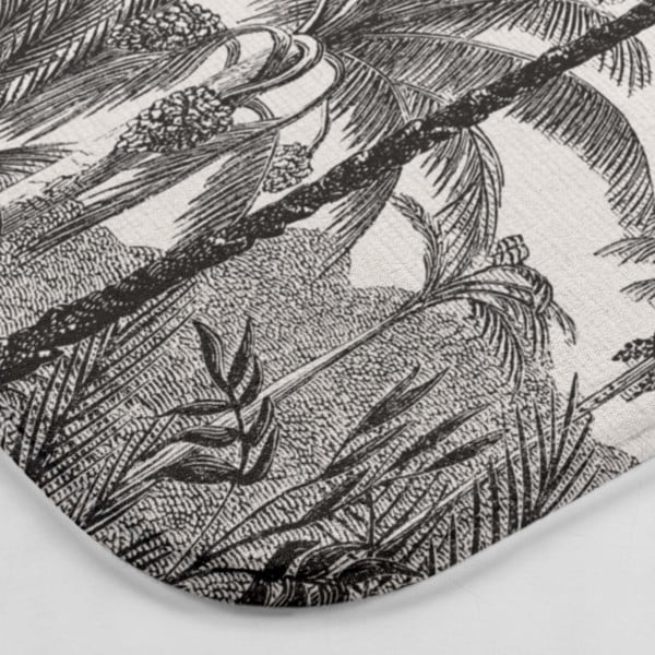 Čierno-béžová kúpeľňová predložka 45x75 cm Cocoty – douceur d'intérieur-image-3