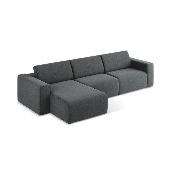 Sivá modulárna rohová pohovka (ľavý roh) Kalea – Makamii-image-3