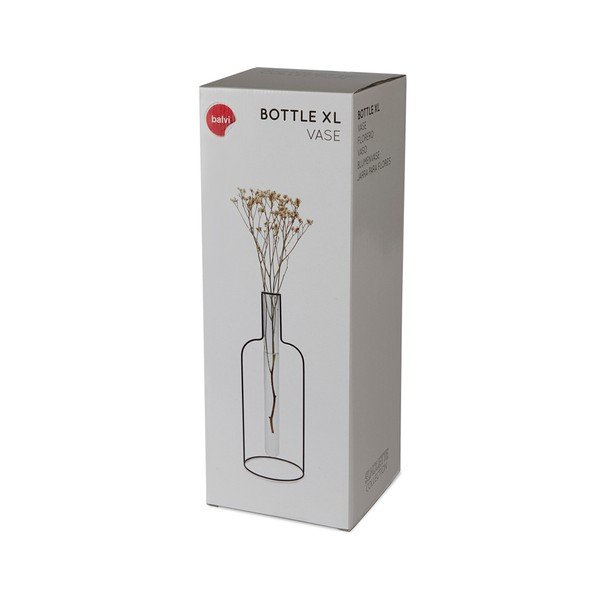 Čierna váza Balvi Silhouette Bottle-image-2