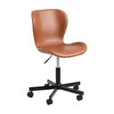Koňakovohnedá kancelárska stolička Actona Batilda