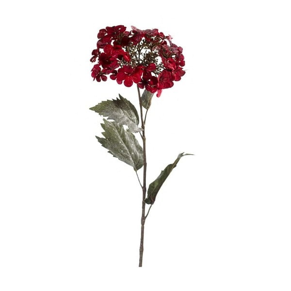 Umelý kvet Hortenzia, tmavočervená