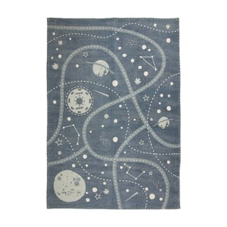 Detský ručne potlačený koberec Nattiot Little Galaxy, 100 × 140 cm