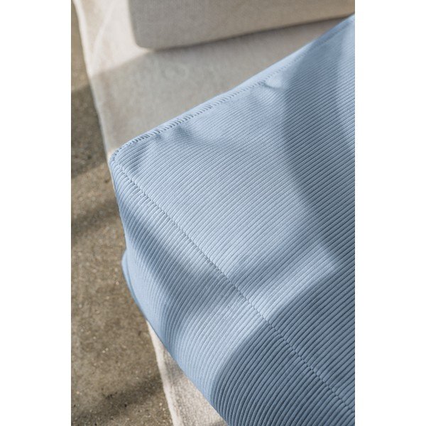 Svetlomodrý menčestrový taburet Keno – noo.ma-image-2