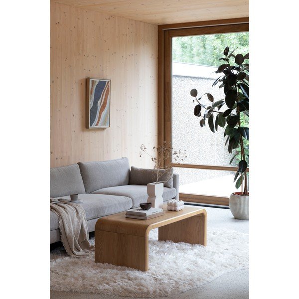 Konferenčný stolík v dekore duba v prírodnej farbe 60x120 cm Brave – Zuiver-image-1