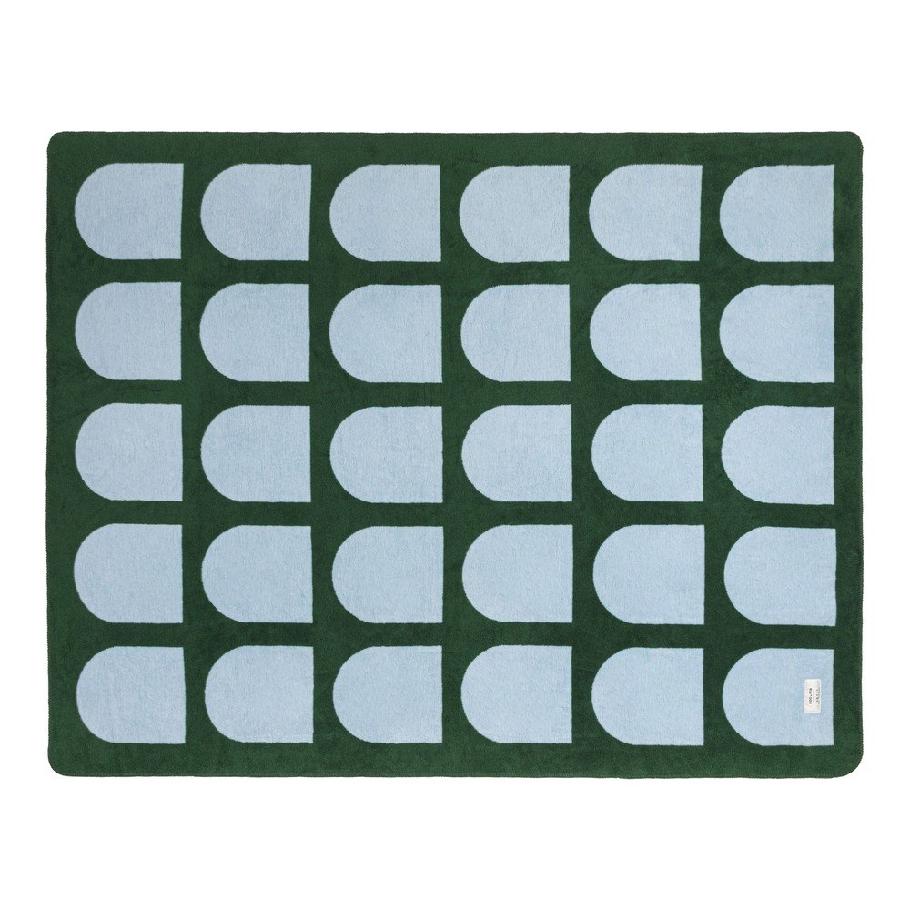 E-shop Zelená/modrá deka 150x200 cm Gilli – noo.ma
