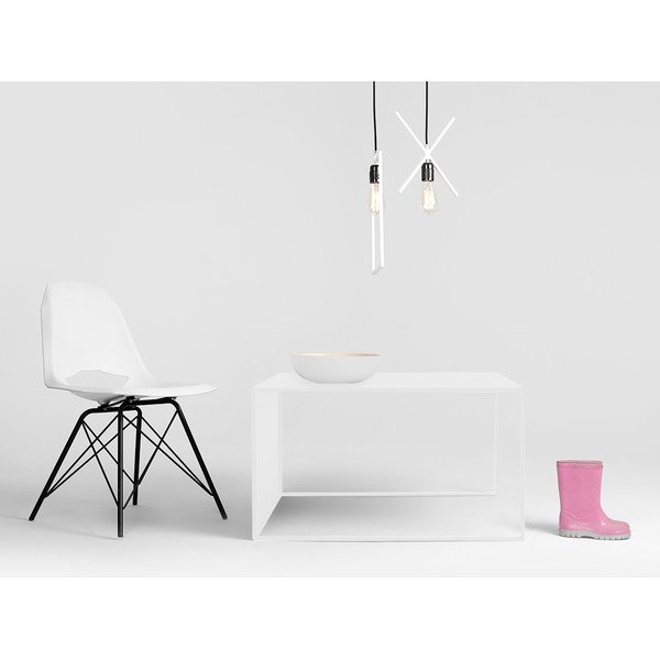 Biely kovový konferenčný stolík 80x80 cm 2Wall – CustomForm-image-3