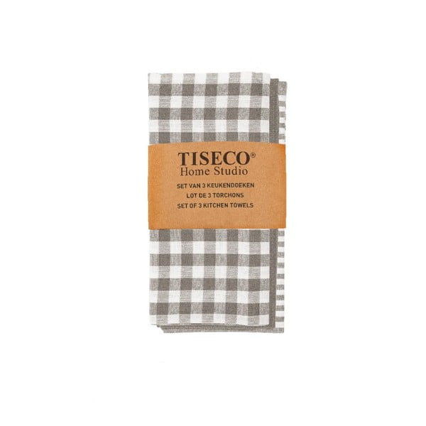 Bavlnené utierky v súprave 3 ks 70x50 cm Lines - Tiseco Home Studio-image-1