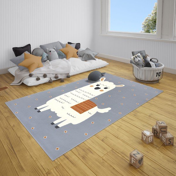 Detský koberec Hanse Home Adventures Lama Monty, 80 x 150 cm-image-1