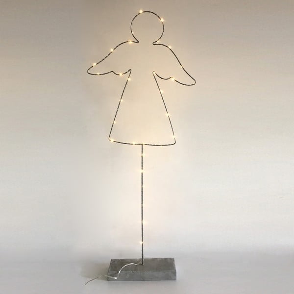 Stolová LED lampa s betónovým podkladom Opjet Paris Angel, 50 cm