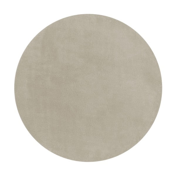 Krémovobiely okrúhly koberec 133x133 cm – Flair Rugs