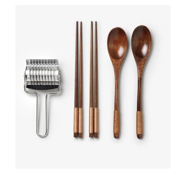 Modré antikoro/bambusové paličky v súprave pre 2 osoby The Essentials - Ramen Tools – Printworks