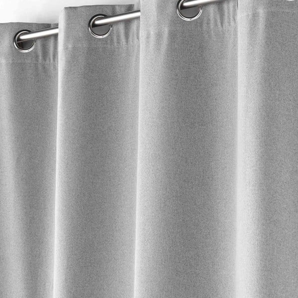 Svetlosivý odhlučňovací záves 140x260 cm Jupiter – douceur d'intérieur-image-1