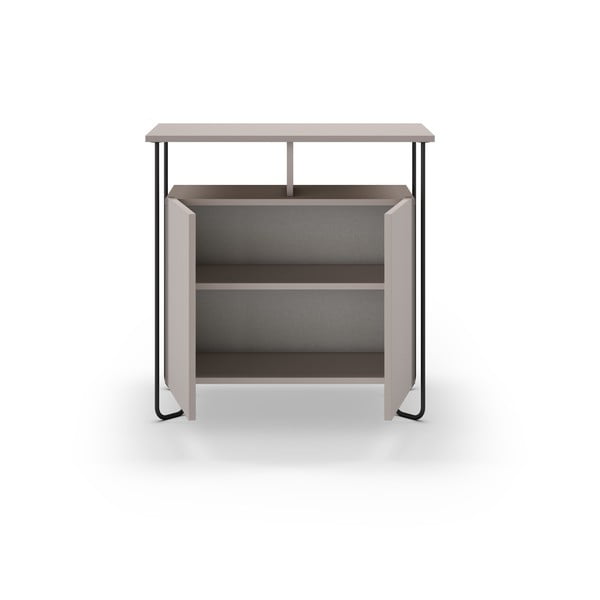 Sivo-béžová skrinka 80x80 cm Dilly – Marckeric-image-3