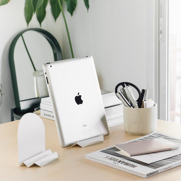 Biely stojan na tablet Qualy&CO Waterfall-image-4