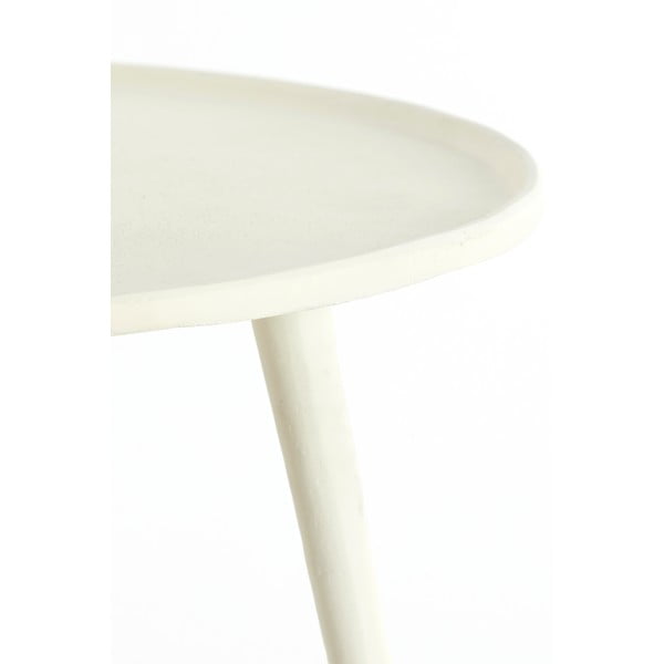 Kovový okrúhly odkladací stolík ø 59 cm Babína – Light & Living-image-1