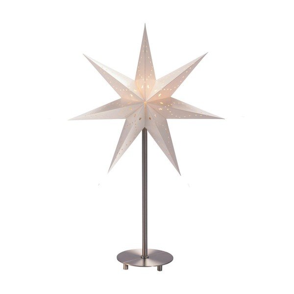 Biela svetelná dekorácia Markslöjd Saturnus, výška 52 cm