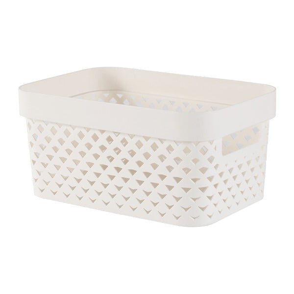 Béžový plastový úložný box 26x17,5x12 cm Pure – Curver