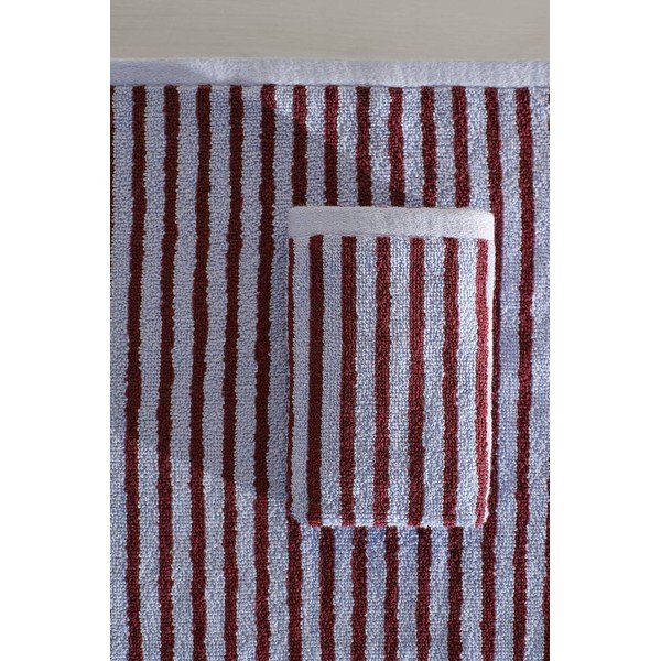 Vínovočervené/svetlomodré bavlnené uteráky v súprave 2 ks 30x50 cm Dixie – Jotex-image-1