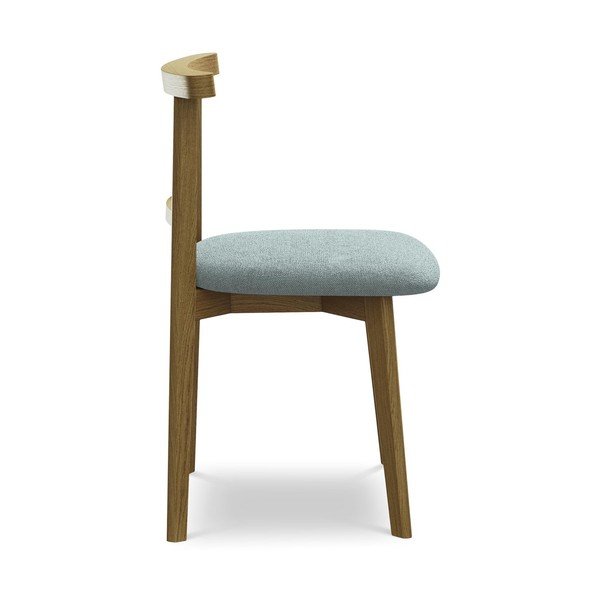 Modrá jedálenská stolička z masívneho dreva Ohelo – Makamii-image-2