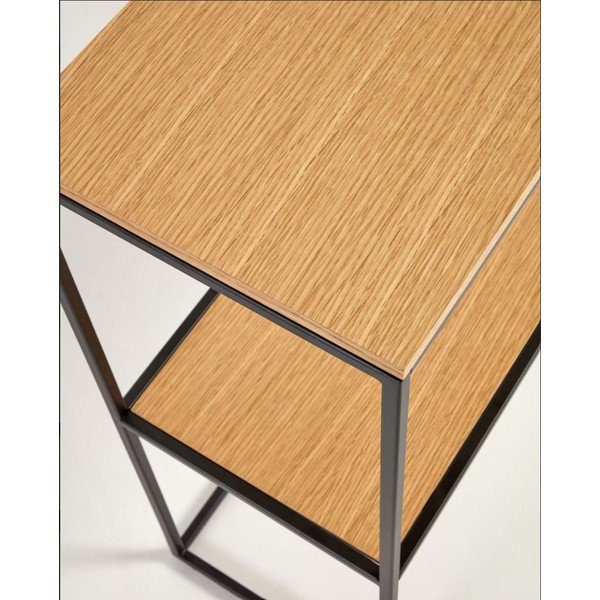 Konzolový stolík v dekore duba 120x30 cm Yona - Kave Home-image-3