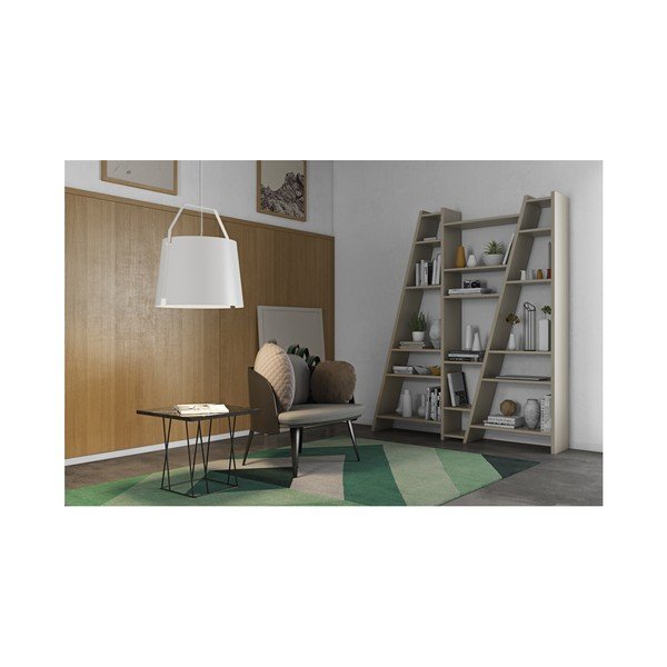 Čierny mramorový konferenčný stolík s čiernymi nohami TemaHome Heli×, 50 cm-image-2