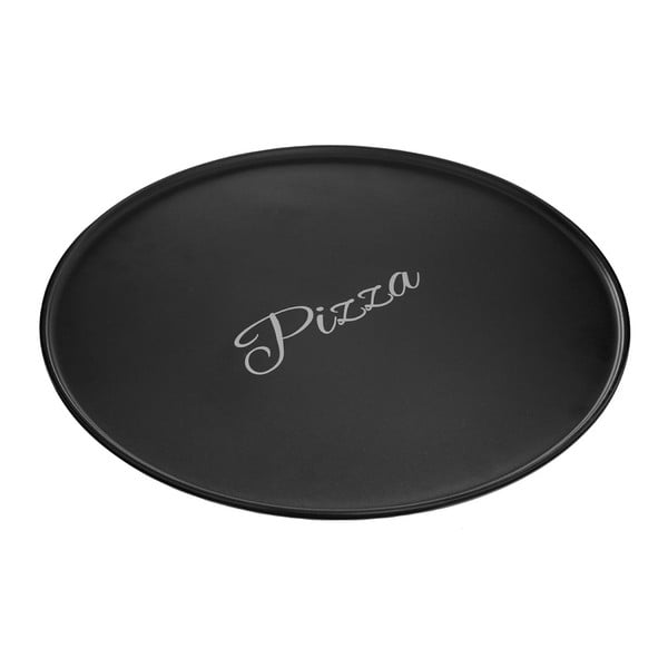 Čierny kameninový tanier na pizzu Premier Housewares Mangé
