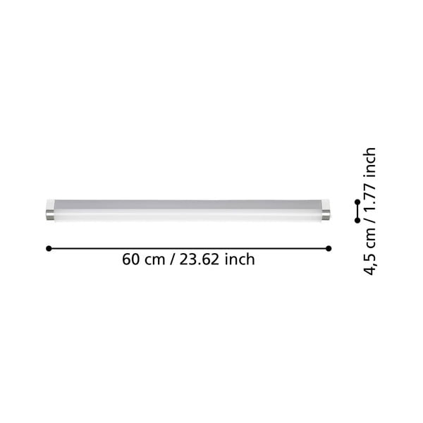 LED nástenné svietidlo v striebornej farbe TRAGACETE 1 – EGLO-image-2