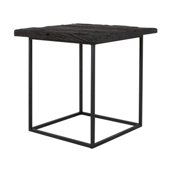 Odkládací stolík s doskou z exotického dreva Canett Hayes Will, dĺžka 50 cm-image-1