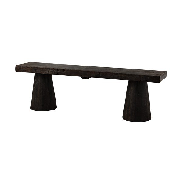 Tmavohnedá lavica Clyde – WOOOD-image-2