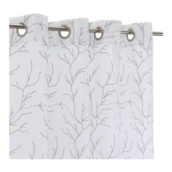 Bielo-sivá záclona 140x260 cm Coral – Casa Selección-image-2