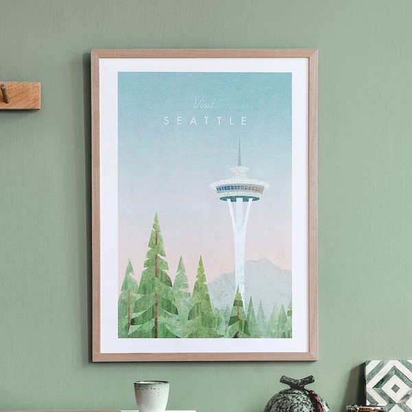 Plagát Travelposter Seattle, 50 x 70 cm-image-2