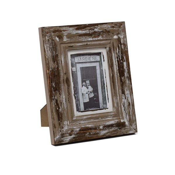 Hnedý drevený fotorámček Ego Dekor na fotografiu 13 x 18 cm